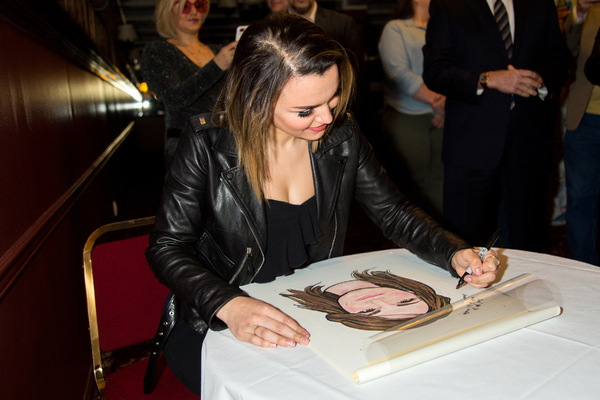 Photo Coverage: Samantha Barks is Honored With Portrait at Sardi's Image