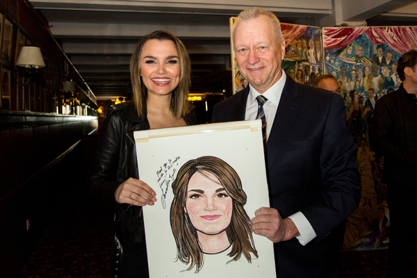 Photo Coverage: Samantha Barks is Honored With Portrait at Sardi's Image