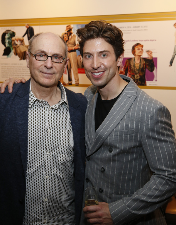 From left, co-writer/director James Lapine and cast member Nick Adams after the openi Photo