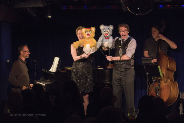 Gary Adler, Jennifer Barnhart, the Bad News Bears, Rick Lyon and Jim Donica. Photo by Photo