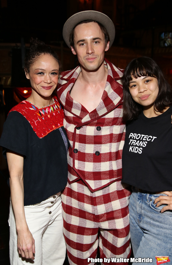 Amber Gray, Reeve Carney and Eva Noblezada  Photo