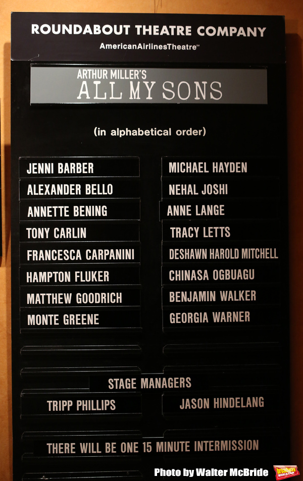 Photo Coverage: The Cast of ALL MY SONS, Starring Annette Bening, Takes Opening Night Bows Image