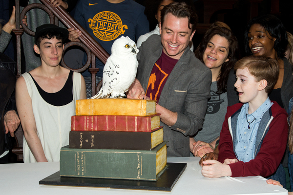 James Snyder and cast members of HARRY POTTER AND THE CURSED CHILD Photo