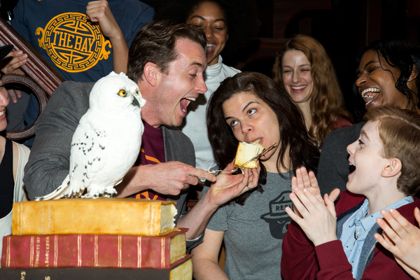 James Snyder, Diane Davis,  and cast members of HARRY POTTER AND THE CURSED CHILD Photo