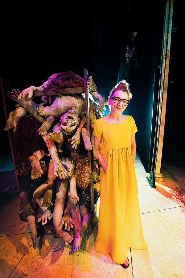 Photo Flash: Nathan Lane, Kristine Nielsen & GARY Team Pose Onstage on Opening Night! Image