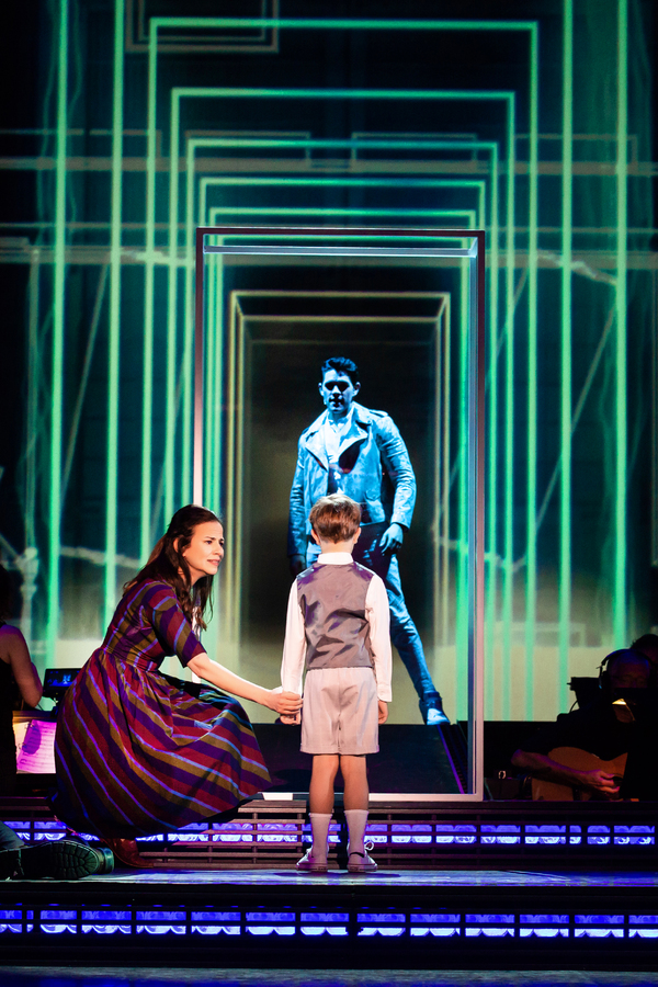 Mandy Gonzalez, Casey Cott, and Declan Fennell Photo