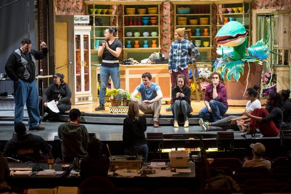 Photo Flash: Go Inside Rehearsals For LITTLE SHOP OF HORROS at Stratford 