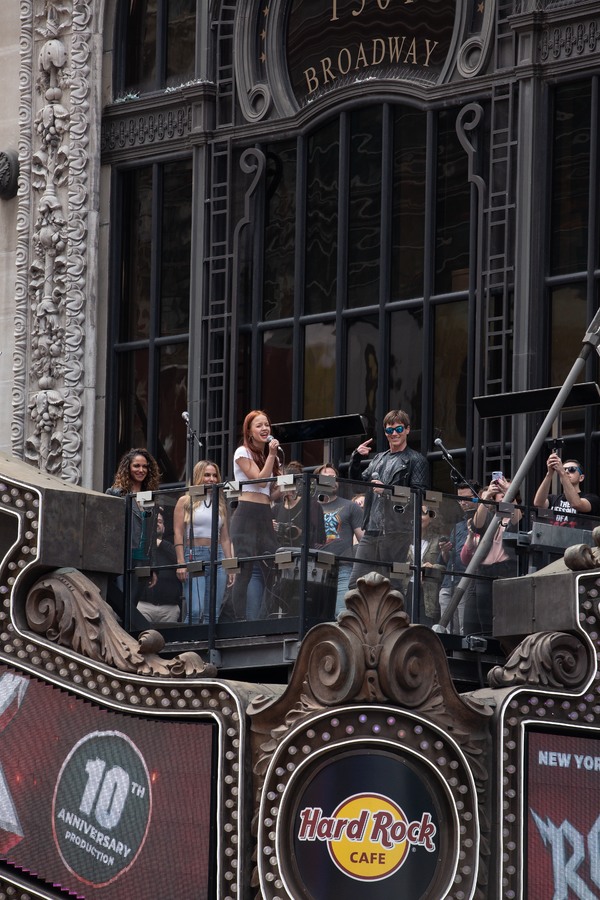 Photo Coverage: ROCK OF AGES Celebrates 10th Anniversary with Pop Up At Hard Rock Cafe! Image