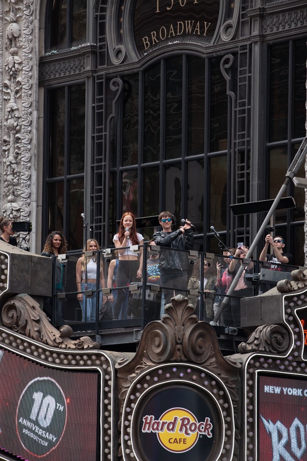Photo Coverage: ROCK OF AGES Celebrates 10th Anniversary with Pop Up At Hard Rock Cafe! Image