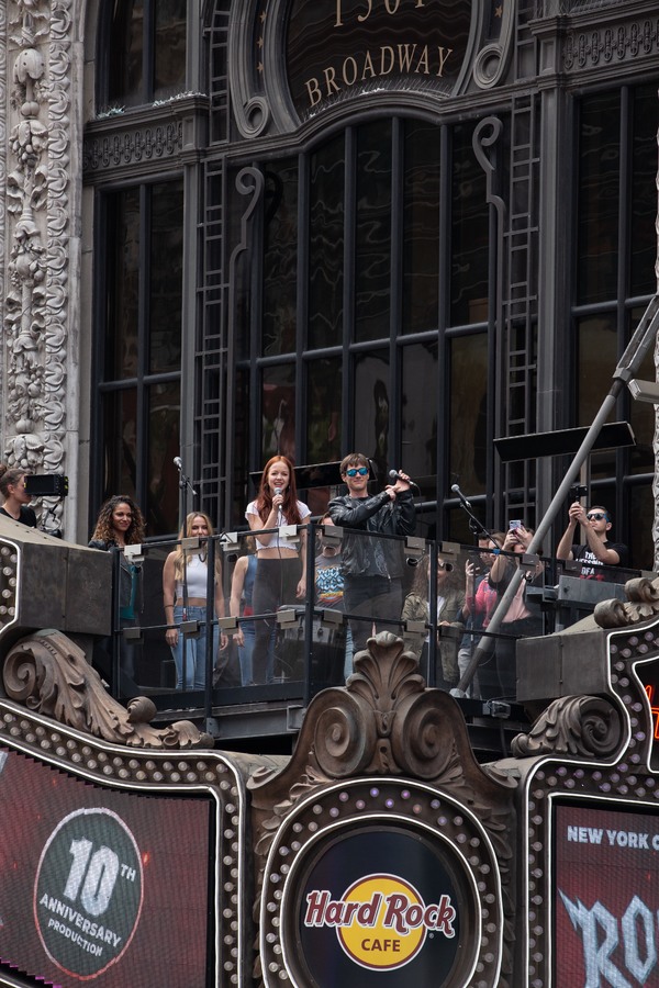 Photo Coverage: ROCK OF AGES Celebrates 10th Anniversary with Pop Up At Hard Rock Cafe! Image