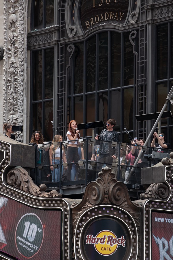 Photo Coverage: ROCK OF AGES Celebrates 10th Anniversary with Pop Up At Hard Rock Cafe! Image