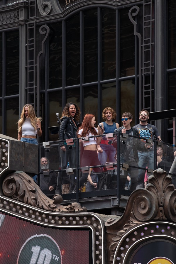 Photo Coverage: ROCK OF AGES Celebrates 10th Anniversary with Pop Up At Hard Rock Cafe! Image