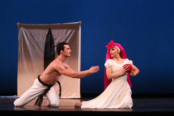 Lorenzo Pagana and Mariza Memolli in Martha Graham's El Penitente. Photo by Melissa S Photo