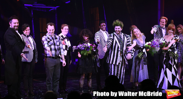 Photo Coverage: BEETLEJUICE Opening Night: Say This Three Times! The Cast Takes Their Opening Night Bows! Image