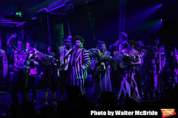 Photo Coverage: BEETLEJUICE Opening Night: Say This Three Times! The Cast Takes Their Opening Night Bows! Image