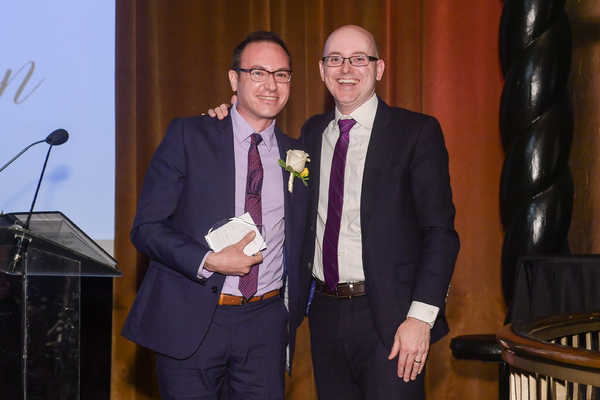 Honoree Jonathan Shmidt Chapman and Guest Speaker David Kilpatrick, Manager of Kenned Photo