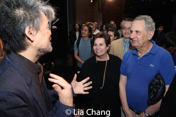 David Henry Hwang greets audience members Photo