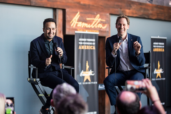Photo Flash: Lin-Manuel Miranda and More Attend the Ribbon-Cutting Ceremony For HAMILTON: The Exhibition Image
