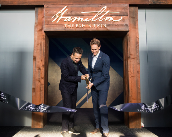 Photo Flash: Lin-Manuel Miranda and More Attend the Ribbon-Cutting Ceremony For HAMILTON: The Exhibition Image