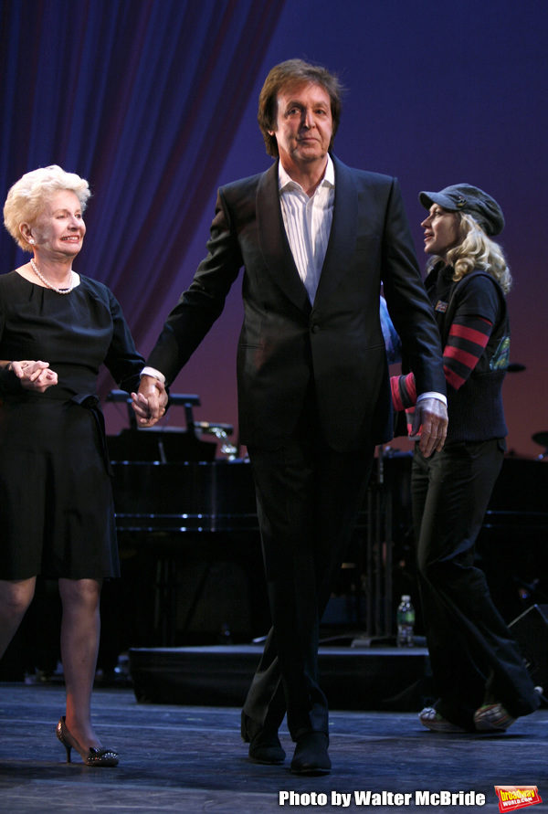 Paul McCartney & Jo Sullivan Loesser
at The Curtain Call for Chance & Chemistry: A Ce Photo