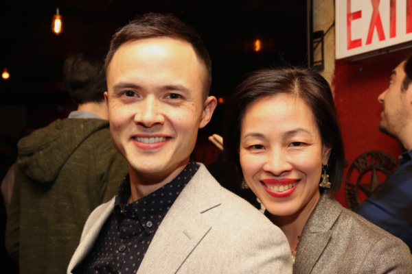 Jeffrey Omura and Lia Chang. Photo by Garth Kravits Photo