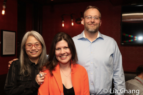 Lighting Designer Jeanette Oi-Suk Yew, Sounde Designer Kate Marvin and Set Designer R Photo