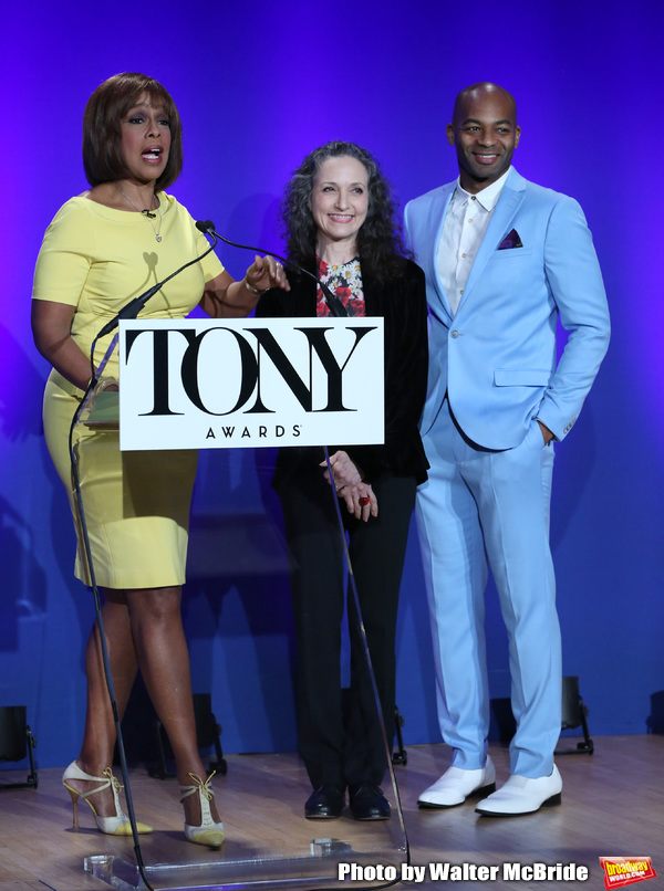 Gayle King, Brandon Victor Dixon, and Bebe Neuwirth  Photo