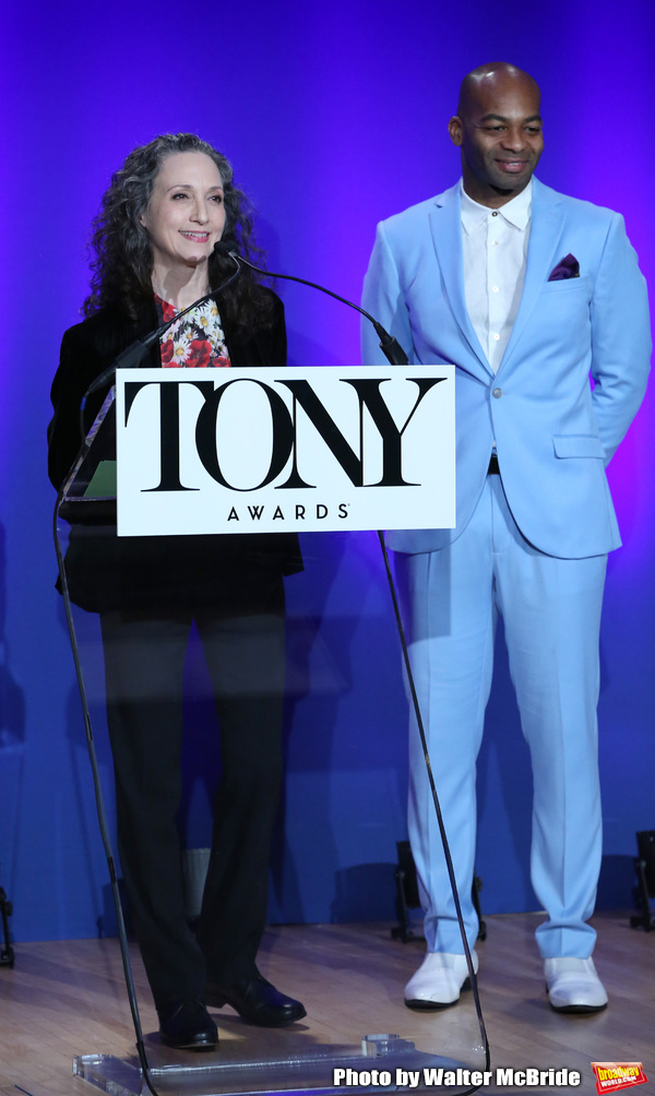 Photo Coverage: Brandon Victor Dixon and Bebe Neuwirth Announce the 2019 Tony Award Nominations  Image