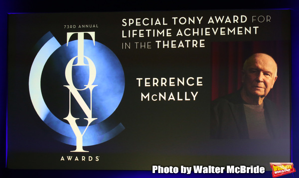 Special Tony Award for Lifetime Achievement in the Theatre to Terrence McNally Photo