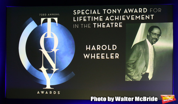 Special Tony Award for Lifetime Achievement in the Theatre to Harold Wheeler Photo