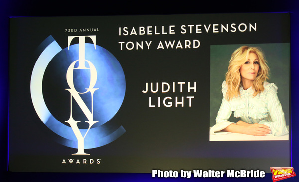 The Isabelle Stevenson Tony Award to Judith Light  Photo
