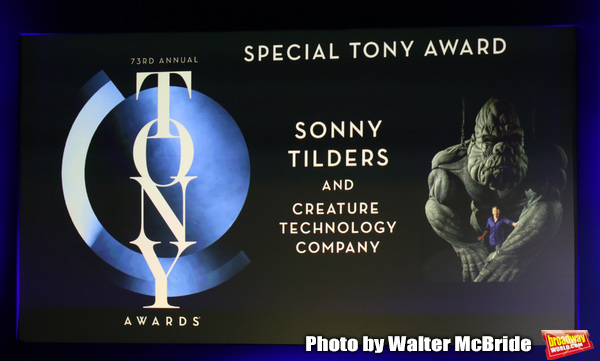 Special Tony Award to Sonny Tilders and Creature Technology Company Photo