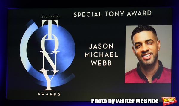 Special Tony Award to Jason Michael Webb  Photo