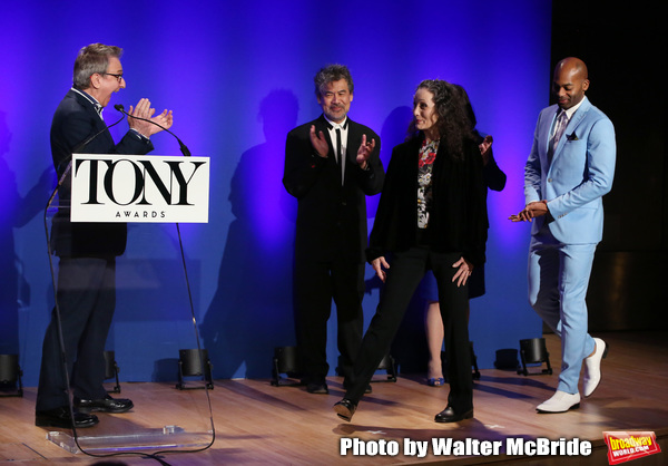 Thomas Schumacher, David Henry Hwang, Bebe Neuwirth and Brandon Victor Dixon Photo