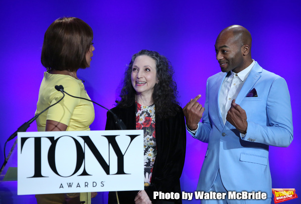  Gayle King, Brandon Victor Dixon, and Bebe Neuwirth Photo