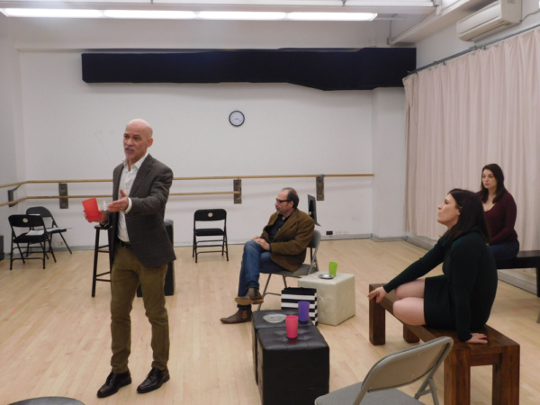 Photo Flash: In Rehearsal With The NY Premiere of THE ARCHBISHOP'S CEILING Image