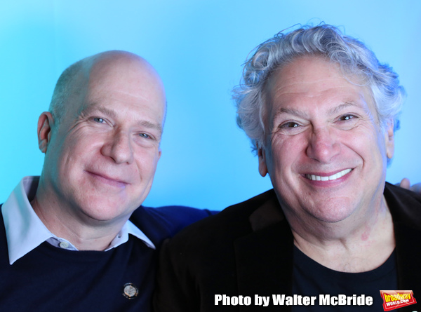 Richie Jackson and Harvey Fierstein during The 73rd Annual Tony Awards Meet The Nomin Photo