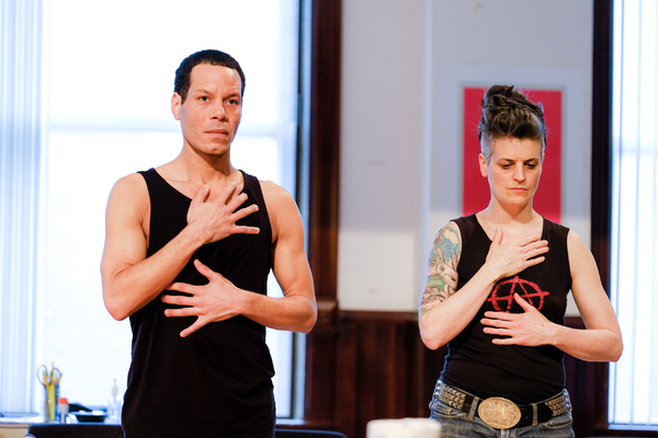Photo Flash: In Rehearsal with Steppenwolf's MS. BLAKK FOR PRESIDENT Image