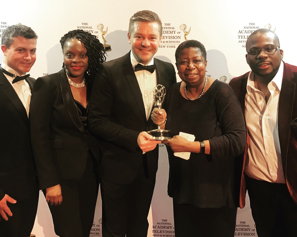 Photo Flash: THEATER TALK Takes Home 2019 NY EMMY Award! Image