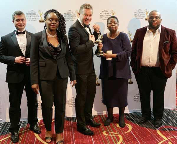 Photo Flash: THEATER TALK Takes Home 2019 NY EMMY Award! Image