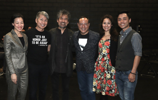 Photo Flash: David Henry Hwang Visits Jason Ma's GOLD MOUNTAIN In Rehearsal Image