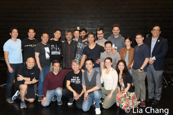Photo Flash: David Henry Hwang Visits Jason Ma's GOLD MOUNTAIN In Rehearsal Image