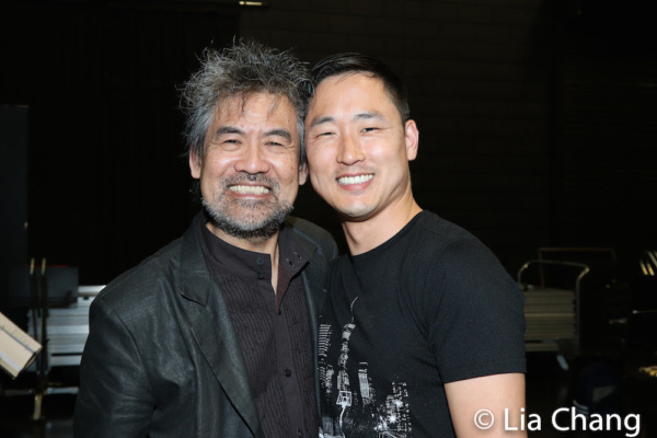 Photo Flash: David Henry Hwang Visits Jason Ma's GOLD MOUNTAIN In Rehearsal Image