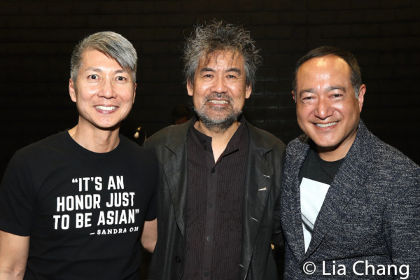 Jason Ma, David Henry Hwang and Alan Muraoka Photo
