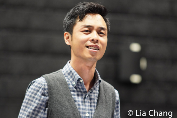 Photo Flash: David Henry Hwang Visits Jason Ma's GOLD MOUNTAIN In Rehearsal Image