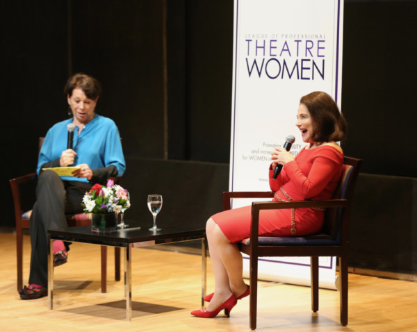 Tovah Feldshuh was interviewed by Theatre Critic Linda Winer, who served as Chief The Photo