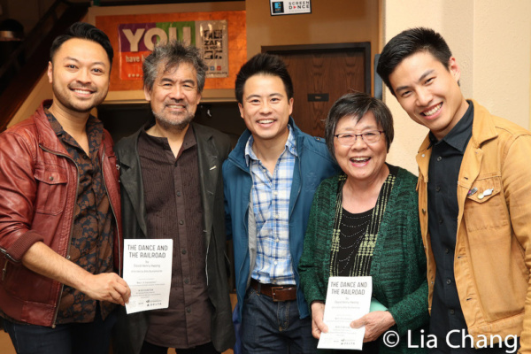 Billy Bustamante, David Henry Hwang, Whit K. Lee, Margaret Yee, Tobias C. Wong Photo