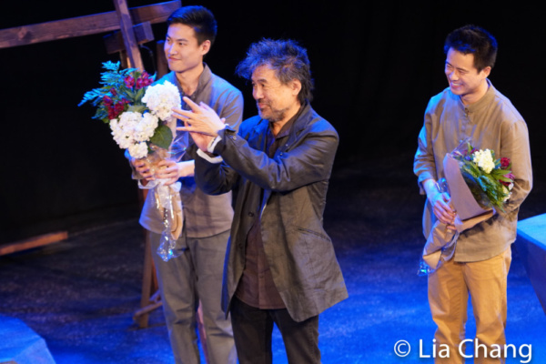 Tobias C. Wong, David Henry Hwang and Whit K. Lee Photo