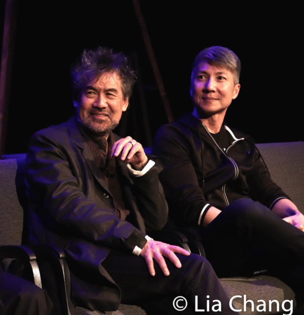 Tony Award winning playwright David Henry Hwang and GOLD MOUNTAIN creator Jason Ma Photo