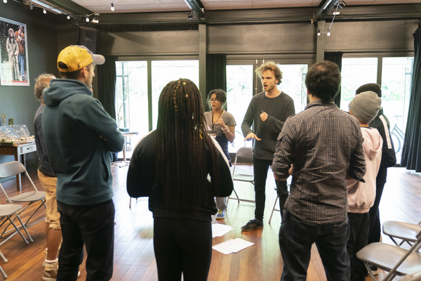Photo Flash: Inside Rehearsal For OUR TOWN at Regent's Park Open Air Theatre Image